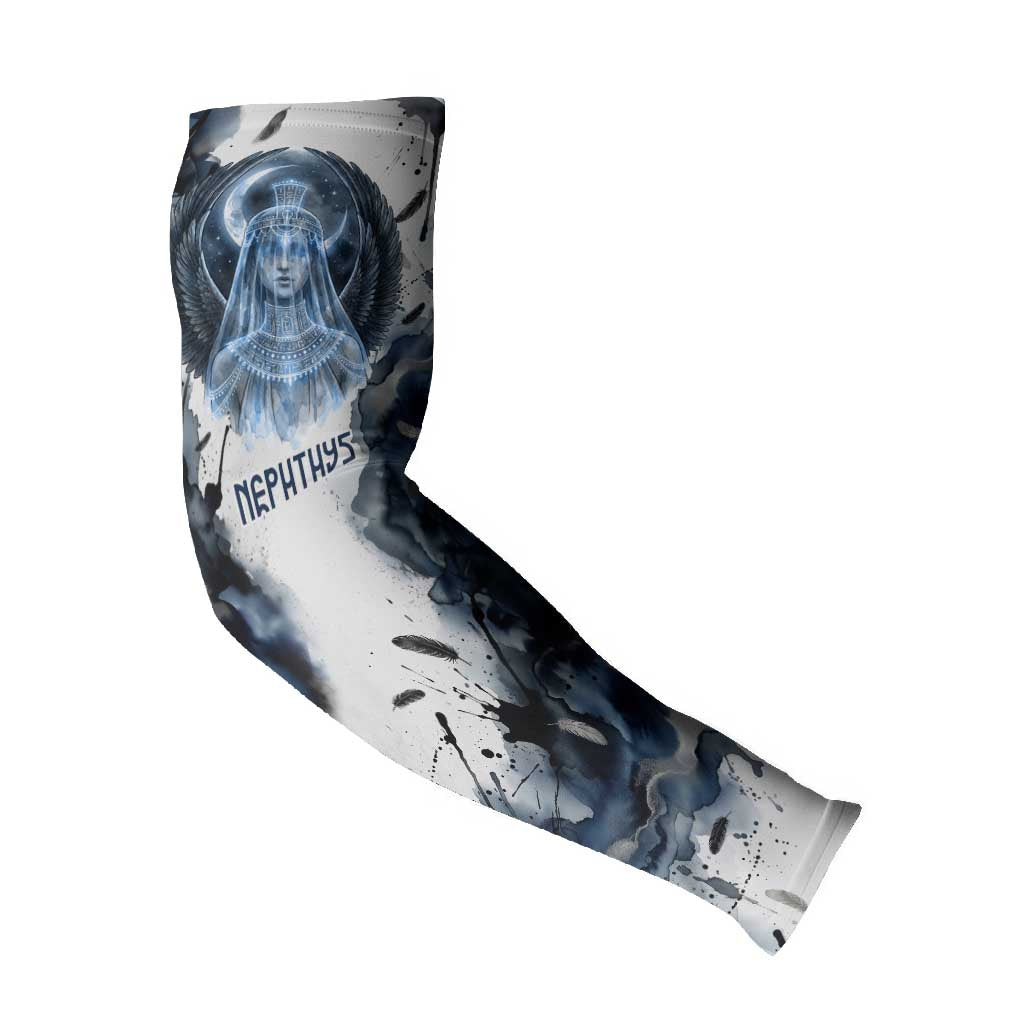 Nephthys Egyptian Arm Sleeves The Dark Sister Falcon Wings Moon Veil