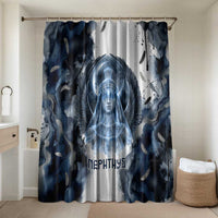 Nephthys Egyptian Bathroom Set The Dark Sister Falcon Wings Moon Veil
