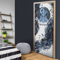 Nephthys Egyptian Door Cover The Dark Sister Falcon Wings Moon Veil