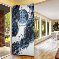 Nephthys Egyptian Door Cover The Dark Sister Falcon Wings Moon Veil