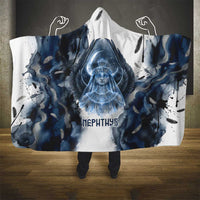 Nephthys Egyptian Hooded Blanket The Dark Sister Falcon Wings Moon Veil
