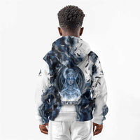 Nephthys Egyptian Kid Hoodie The Dark Sister Falcon Wings Moon Veil