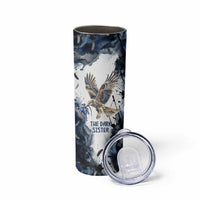 Nephthys Egyptian Skinny Tumbler The Dark Sister Falcon Wings Moon Veil