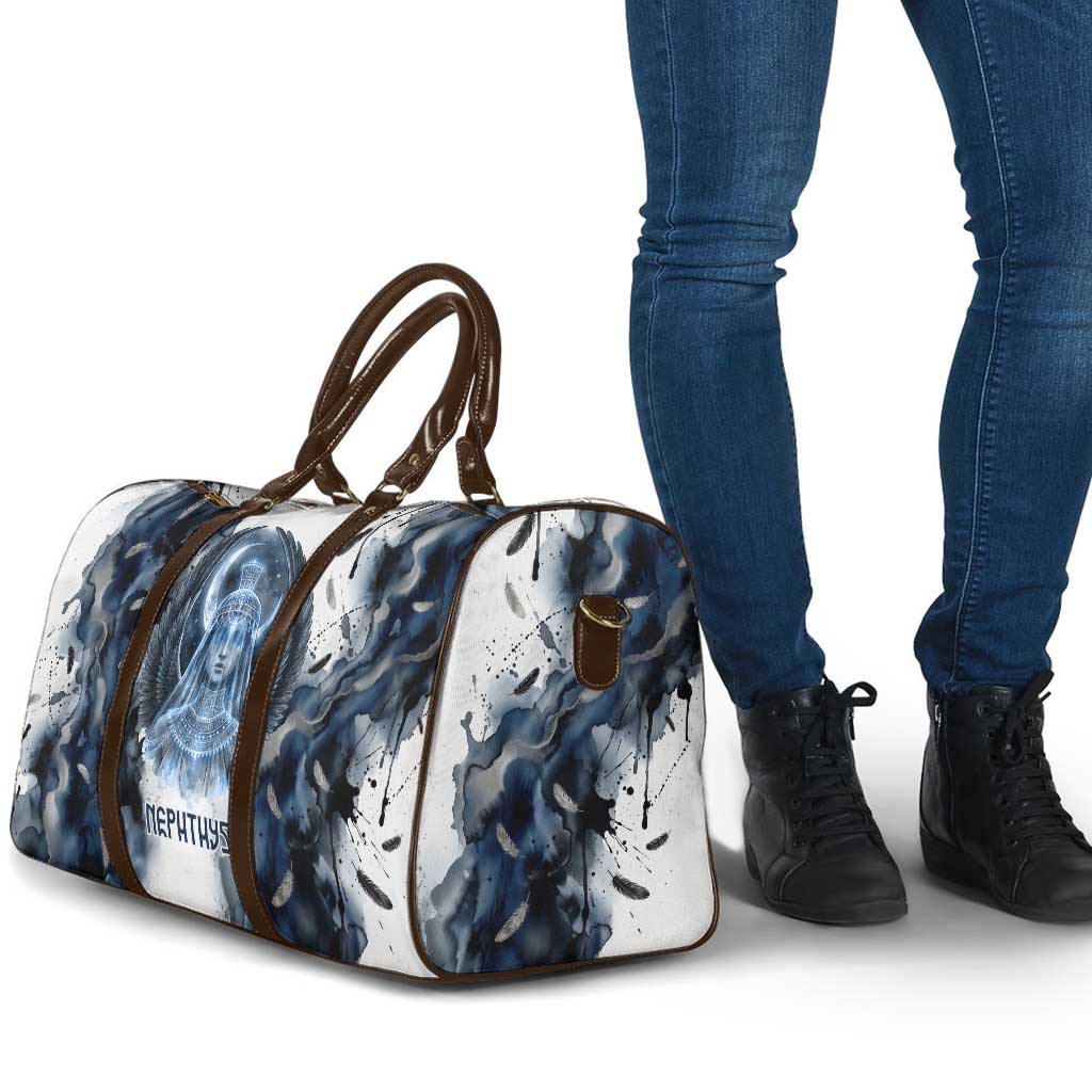 Nephthys Egyptian Travel Bag The Dark Sister Falcon Wings Moon Veil