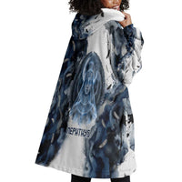 Nephthys Egyptian Wearable Blanket Hoodie The Dark Sister Falcon Wings Moon Veil