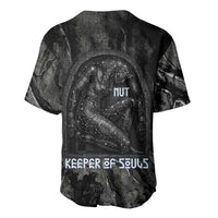 Nut Baseball Jersey Egyptian Keeper of Souls Celestial Stairway Ascension Path Cosmic Goddess of the Night Sky