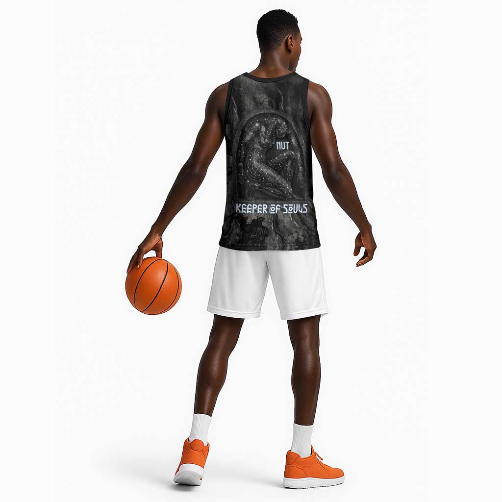Nut Basketball Jersey Egyptian Keeper of Souls Celestial Stairway Ascension Path Cosmic Goddess of the Night Sky