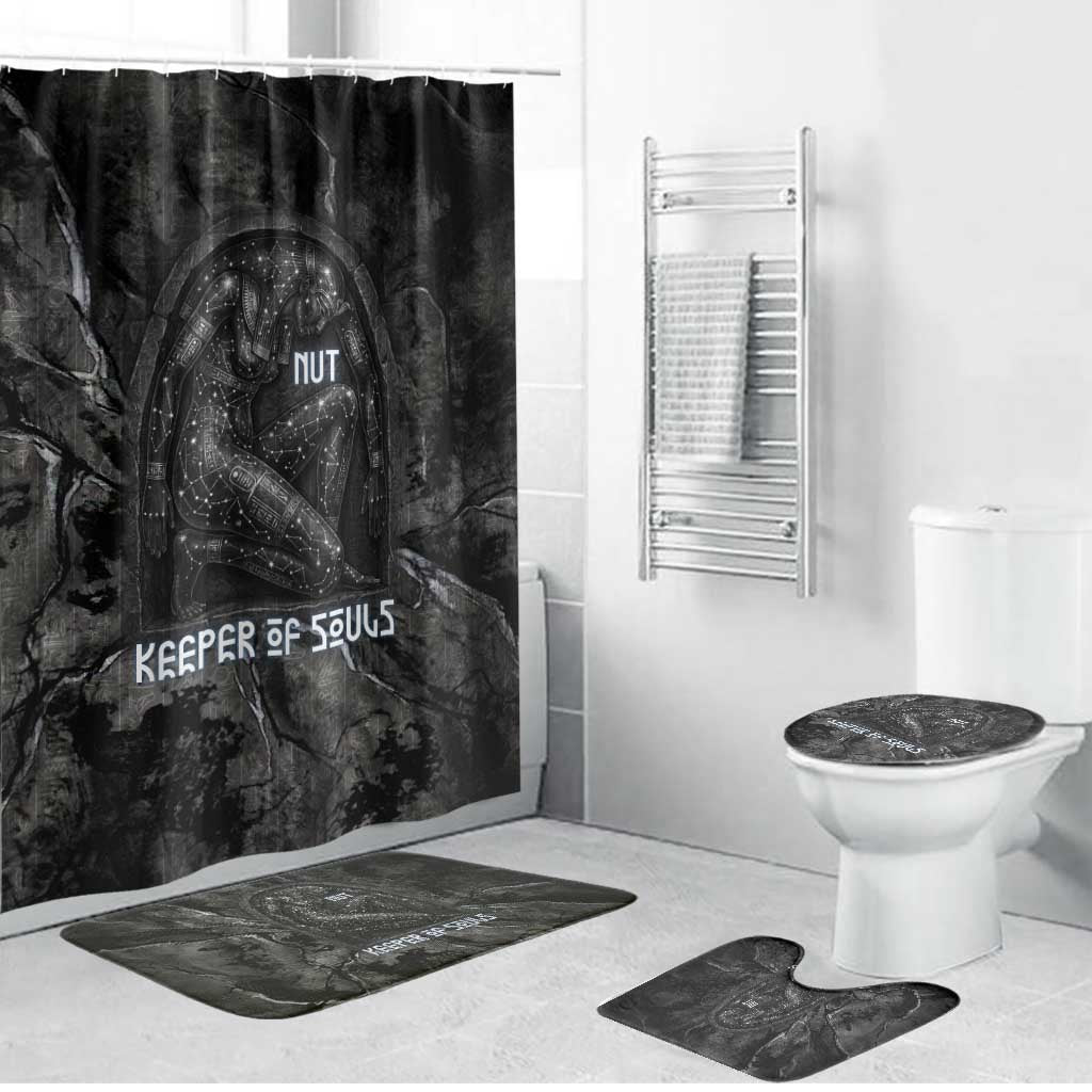 Nut Bathroom Set Egyptian Keeper of Souls Celestial Stairway Ascension Path Cosmic Goddess of the Night Sky