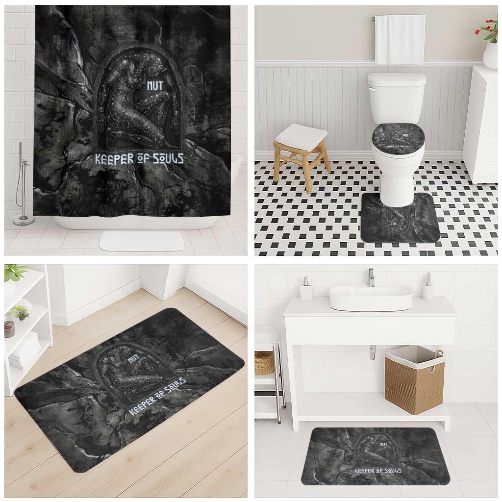 Nut Bathroom Set Egyptian Keeper of Souls Celestial Stairway Ascension Path Cosmic Goddess of the Night Sky