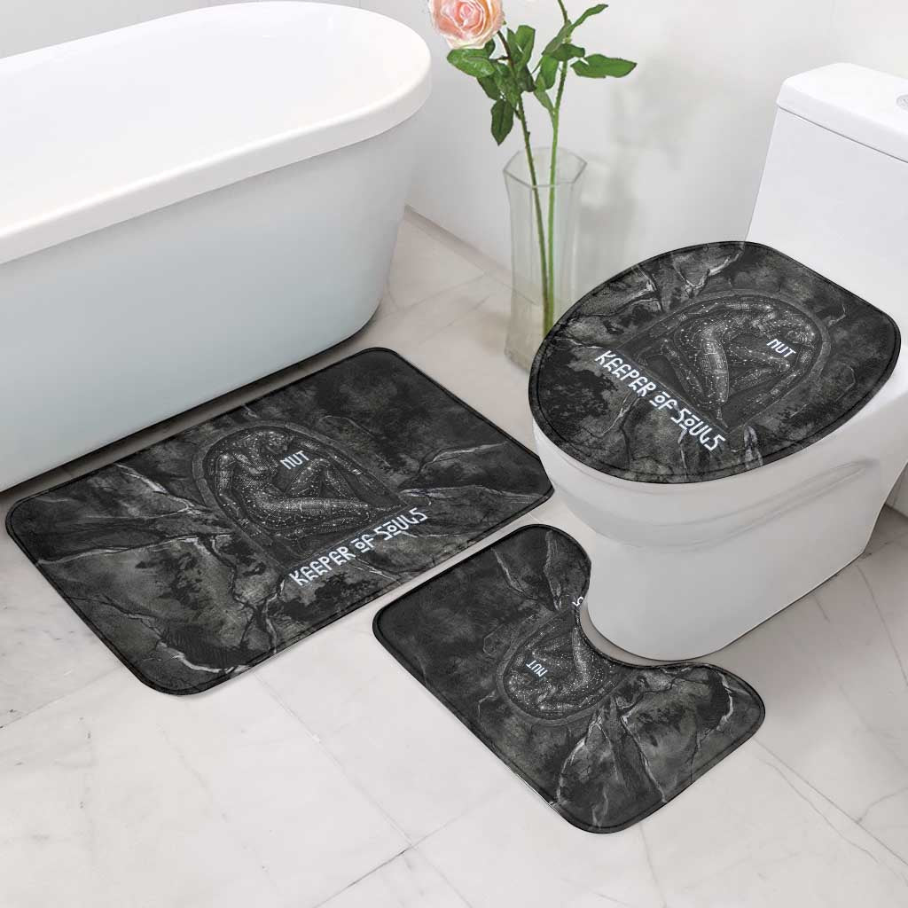 Nut Bathroom Set Egyptian Keeper of Souls Celestial Stairway Ascension Path Cosmic Goddess of the Night Sky