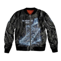 Nut Bomber Jacket Egyptian Keeper of Souls Celestial Stairway Ascension Path Cosmic Goddess of the Night Sky