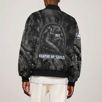 Nut Bomber Jacket Egyptian Keeper of Souls Celestial Stairway Ascension Path Cosmic Goddess of the Night Sky
