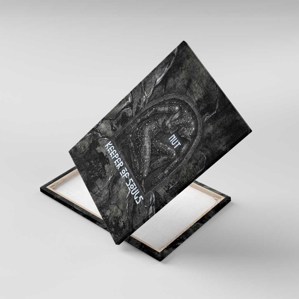 Nut Canvas Wall Art Egyptian Keeper of Souls Celestial Stairway Ascension Path Cosmic Goddess of the Night Sky