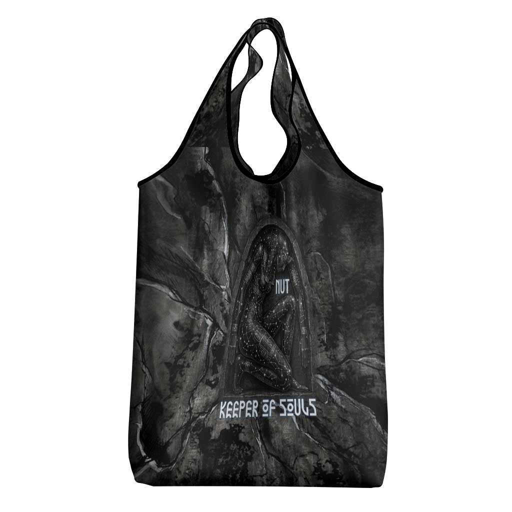 Nut Grocery Bag Egyptian Keeper of Souls Celestial Stairway Ascension Path Cosmic Goddess of the Night Sky