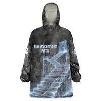 Nut Kid Wearable Blanket Hoodie Egyptian Keeper of Souls Celestial Stairway Ascension Path Cosmic Goddess of the Night Sky