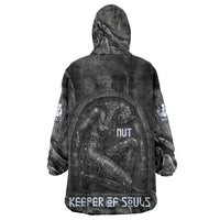 Nut Kid Wearable Blanket Hoodie Egyptian Keeper of Souls Celestial Stairway Ascension Path Cosmic Goddess of the Night Sky