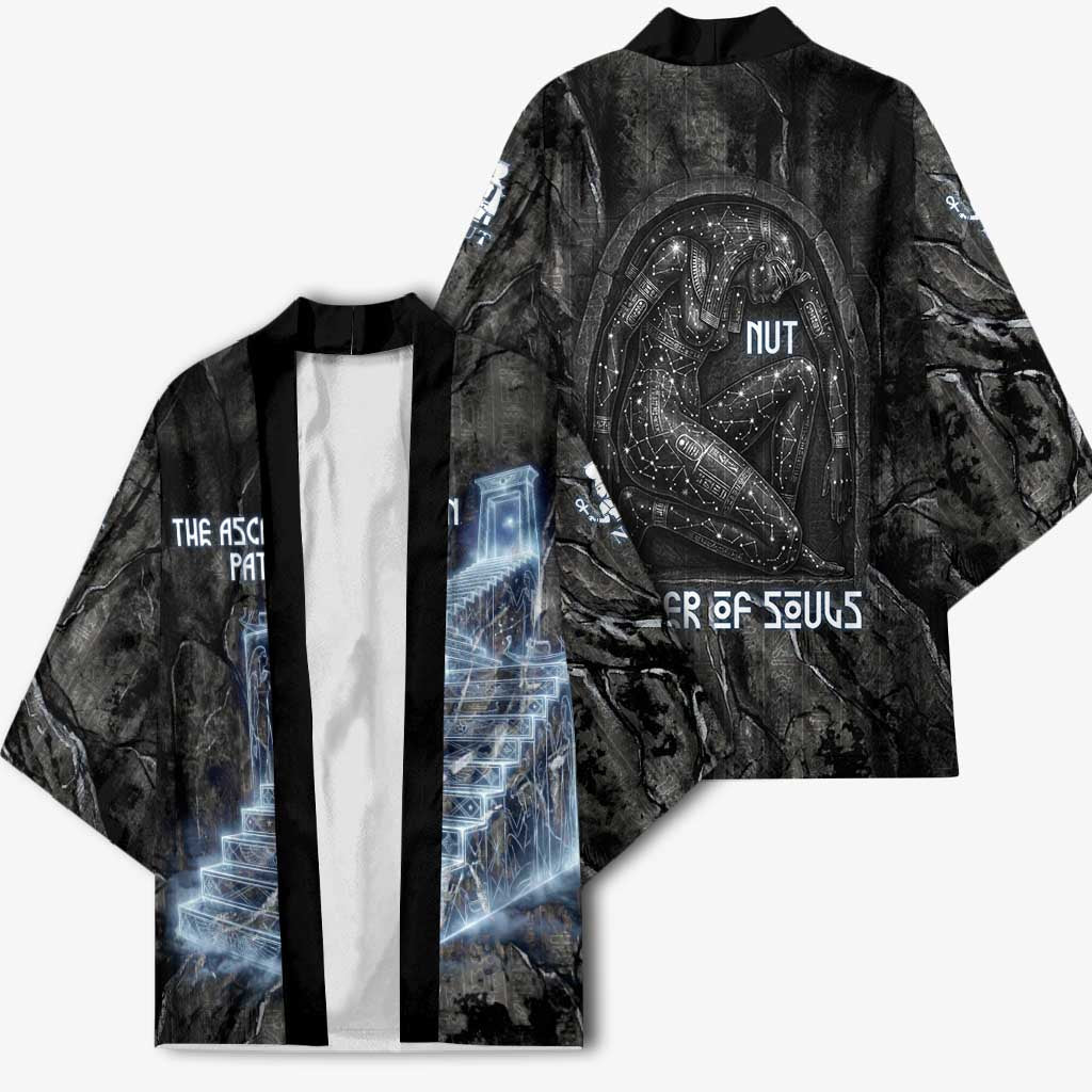 Nut Kimono Egyptian Keeper of Souls Celestial Stairway Ascension Path Cosmic Goddess of the Night Sky