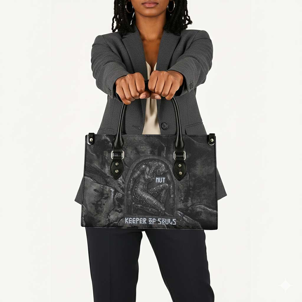 Nut Leather Bag Egyptian Keeper of Souls Celestial Stairway Ascension Path Cosmic Goddess of the Night Sky