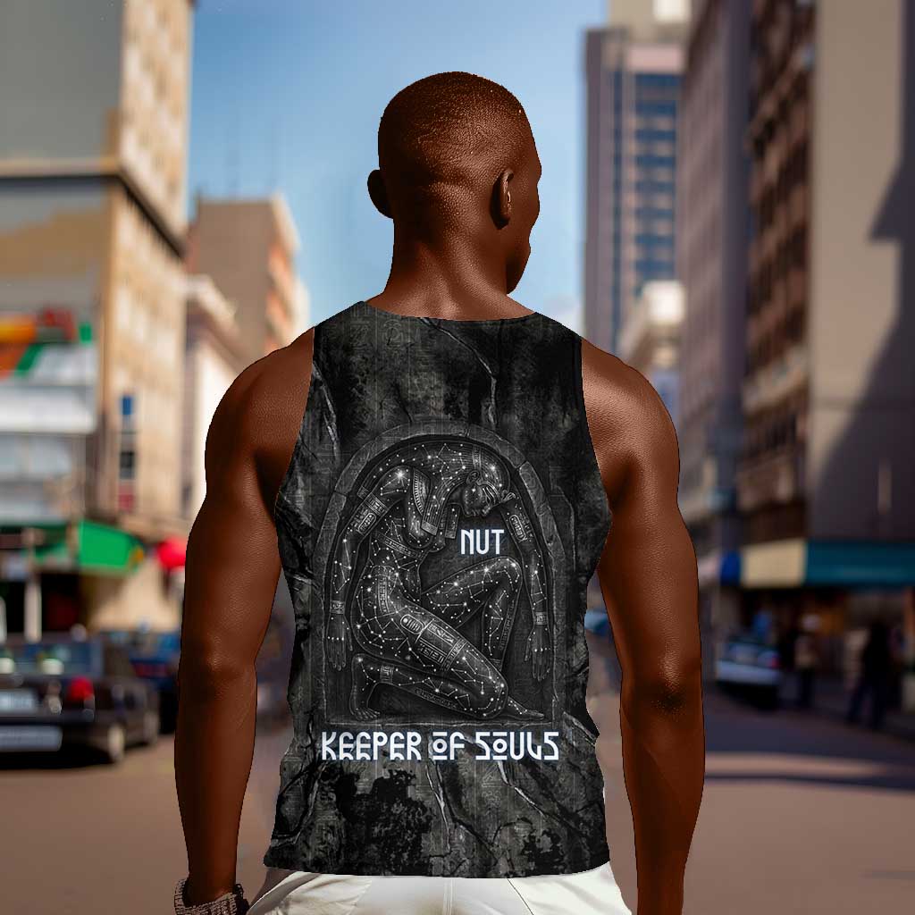 Nut Men Tank Top Egyptian Keeper of Souls Celestial Stairway Ascension Path Cosmic Goddess of the Night Sky