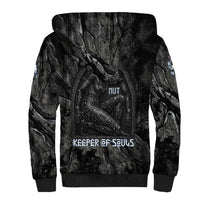 Nut Sherpa Hoodie Egyptian Keeper of Souls Celestial Stairway Ascension Path Cosmic Goddess of the Night Sky