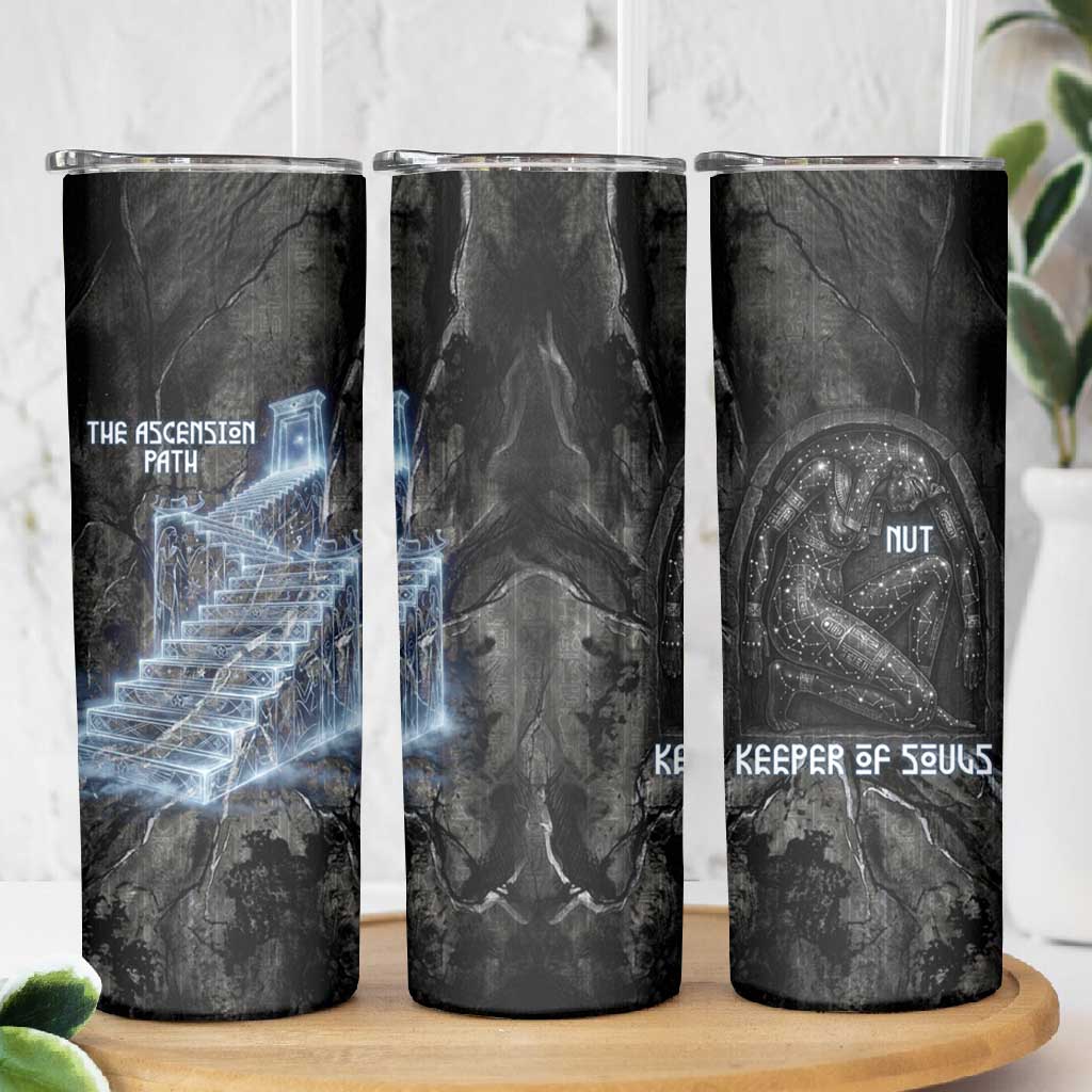Nut Skinny Tumbler Egyptian Keeper of Souls Celestial Stairway Ascension Path Cosmic Goddess of the Night Sky