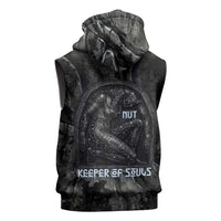 Nut Sleeveless Hoodie Egyptian Keeper of Souls Celestial Stairway Ascension Path Cosmic Goddess of the Night Sky