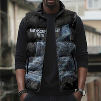 Nut Sleeveless Puffer Jacket Egyptian Keeper of Souls Celestial Stairway Ascension Path Cosmic Goddess of the Night Sky