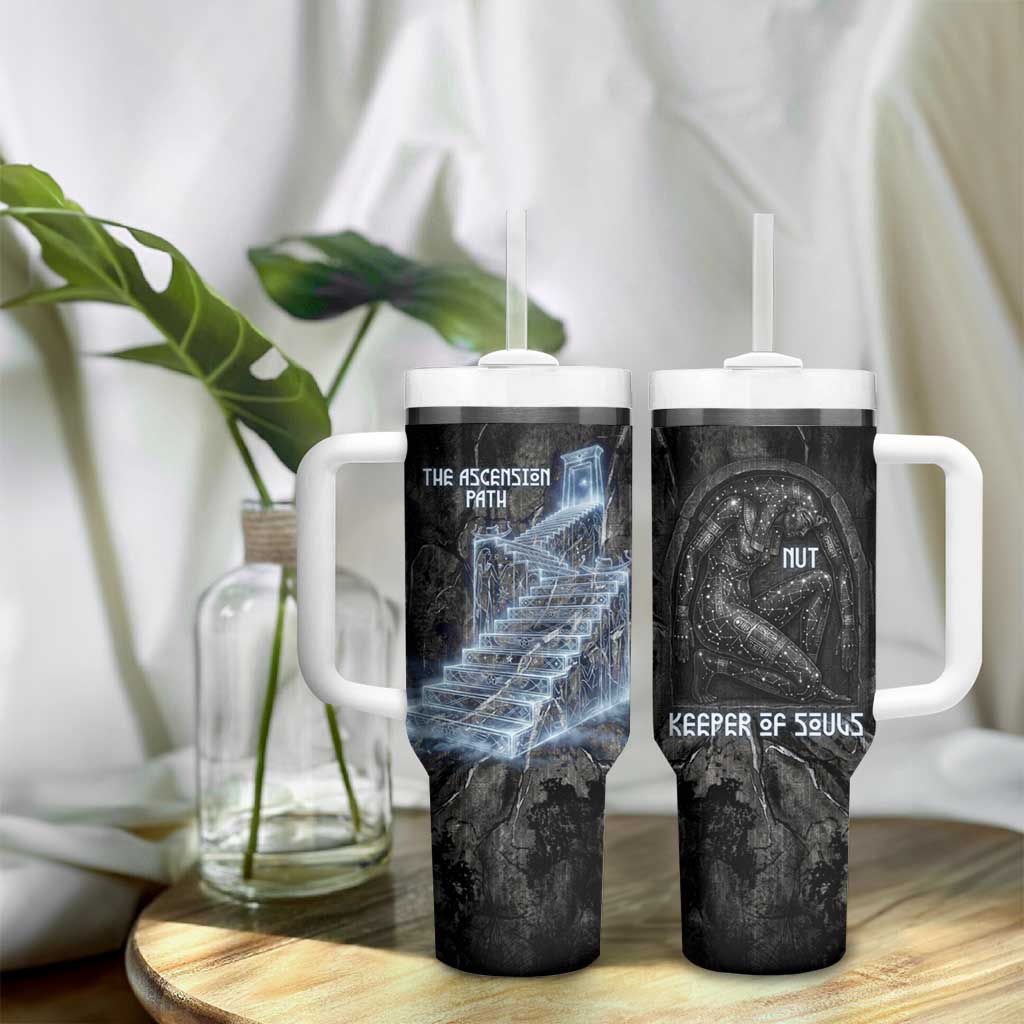 Nut Tumbler With Handle Egyptian Keeper of Souls Celestial Stairway Ascension Path Cosmic Goddess of the Night Sky