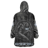 Nut Wearable Blanket Hoodie Egyptian Keeper of Souls Celestial Stairway Ascension Path Cosmic Goddess of the Night Sky