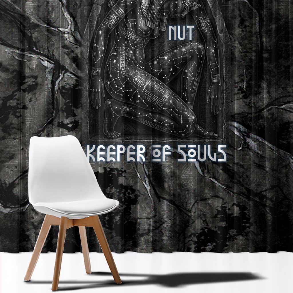 Nut Window Curtain Egyptian Keeper of Souls Celestial Stairway Ascension Path Cosmic Goddess of the Night Sky