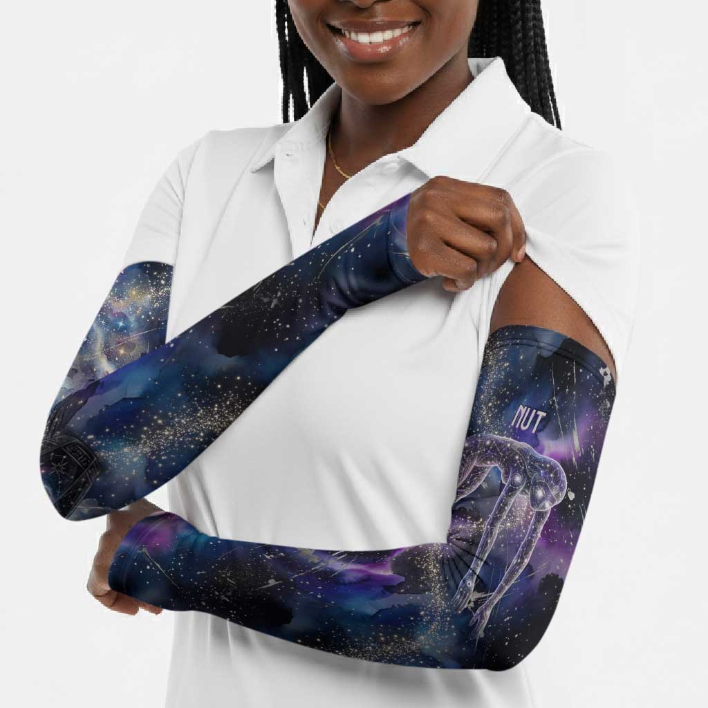Nut Egyptian Arm Sleeves She Who Bore the Gods Galactic Vessel Cosmic Goddess Star Map