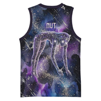 Nut Egyptian Basketball Jersey She Who Bore the Gods Galactic Vessel Cosmic Goddess Star Map