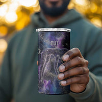 Nut Egyptian 4 in 1 Can Cooler Tumbler She Who Bore the Gods Galactic Vessel Cosmic Goddess Star Map
