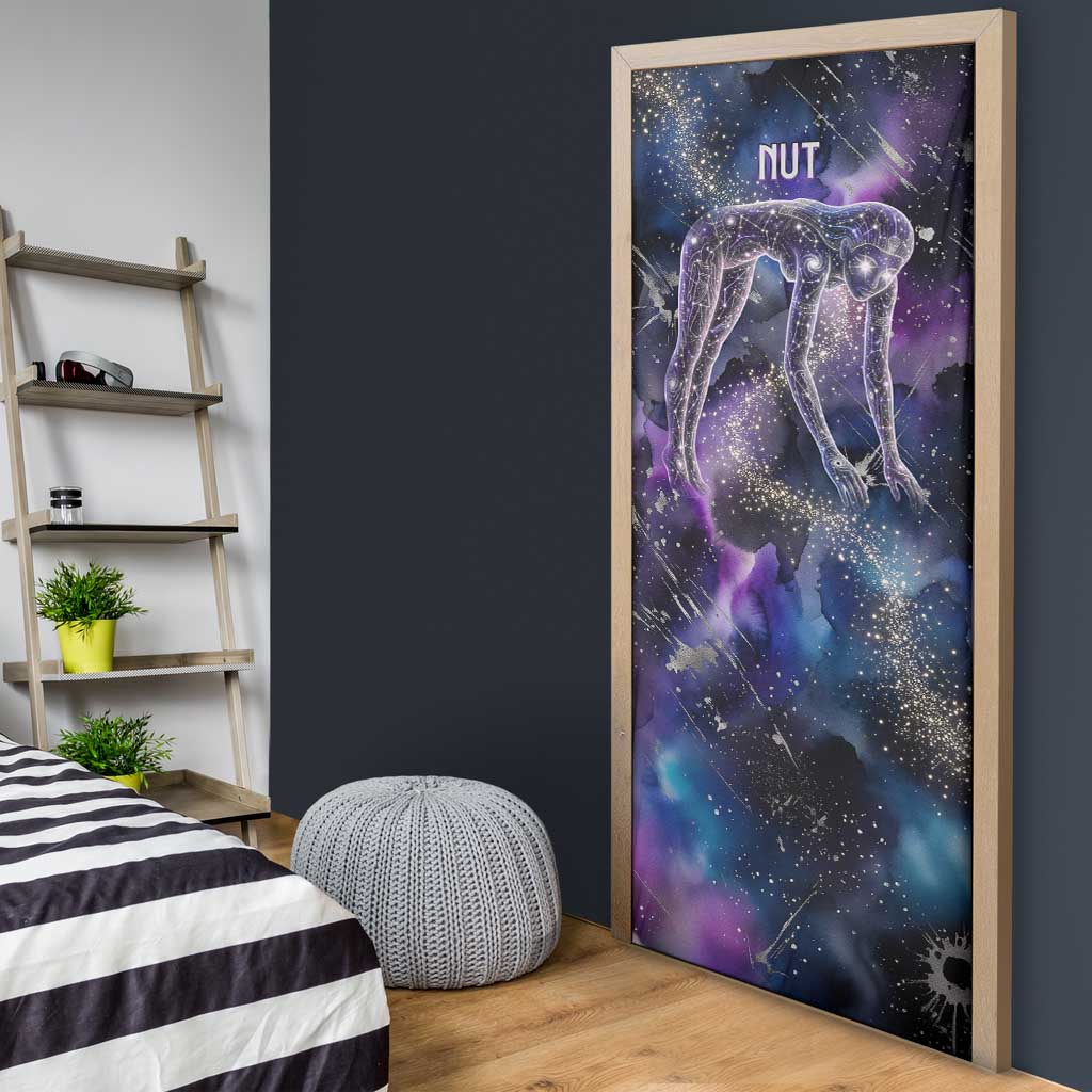 Nut Egyptian Door Cover She Who Bore the Gods Galactic Vessel Cosmic Goddess Star Map