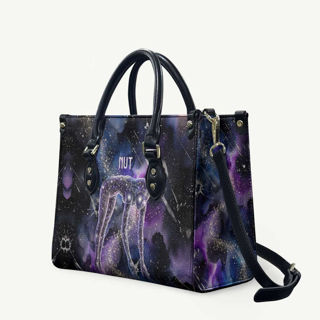 Nut Egyptian Leather Bag She Who Bore the Gods Galactic Vessel Cosmic Goddess Star Map