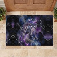 Nut Egyptian Rubber Doormat She Who Bore the Gods Galactic Vessel Cosmic Goddess Star Map