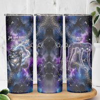 Nut Egyptian Skinny Tumbler She Who Bore the Gods Galactic Vessel Cosmic Goddess Star Map