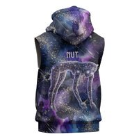 Nut Egyptian Sleeveless Zip Hoodie She Who Bore the Gods Galactic Vessel Cosmic Goddess Star Map