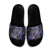 Nut Egyptian Slide Sandals She Who Bore the Gods Galactic Vessel Cosmic Goddess Star Map