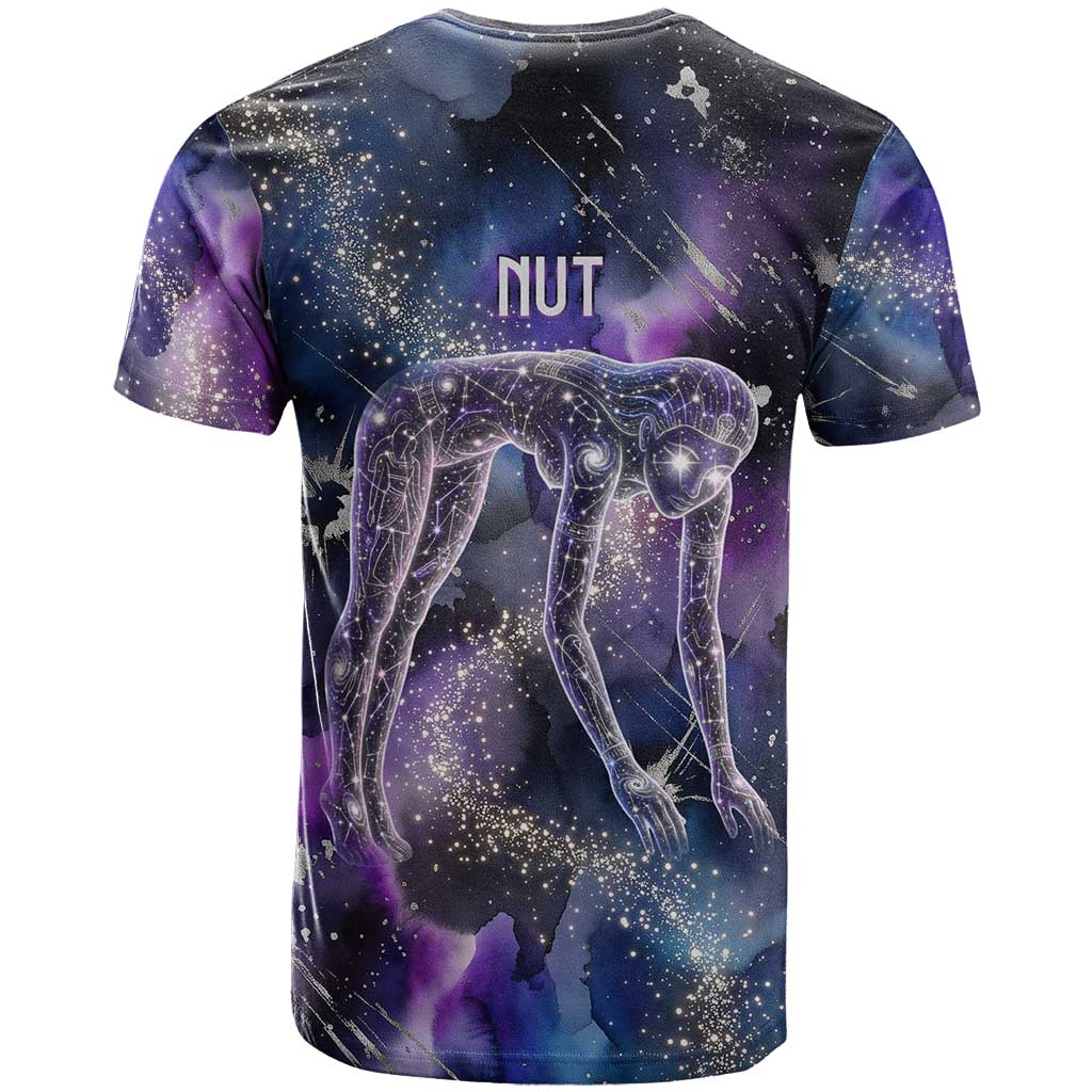 Nut Egyptian T shirt She Who Bore the Gods Galactic Vessel Cosmic Goddess Star Map