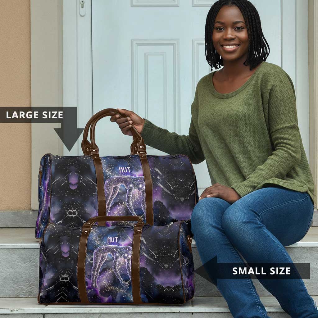Nut Egyptian Travel Bag She Who Bore the Gods Galactic Vessel Cosmic Goddess Star Map