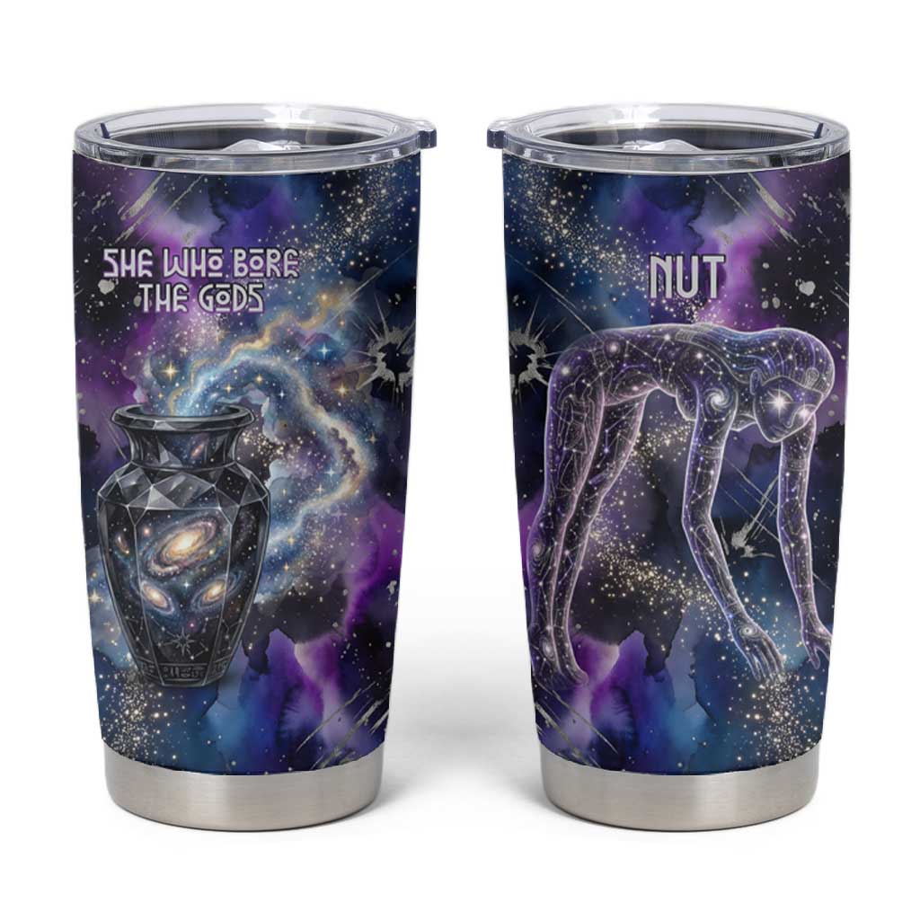 Nut Egyptian Tumbler Cup She Who Bore the Gods Galactic Vessel Cosmic Goddess Star Map