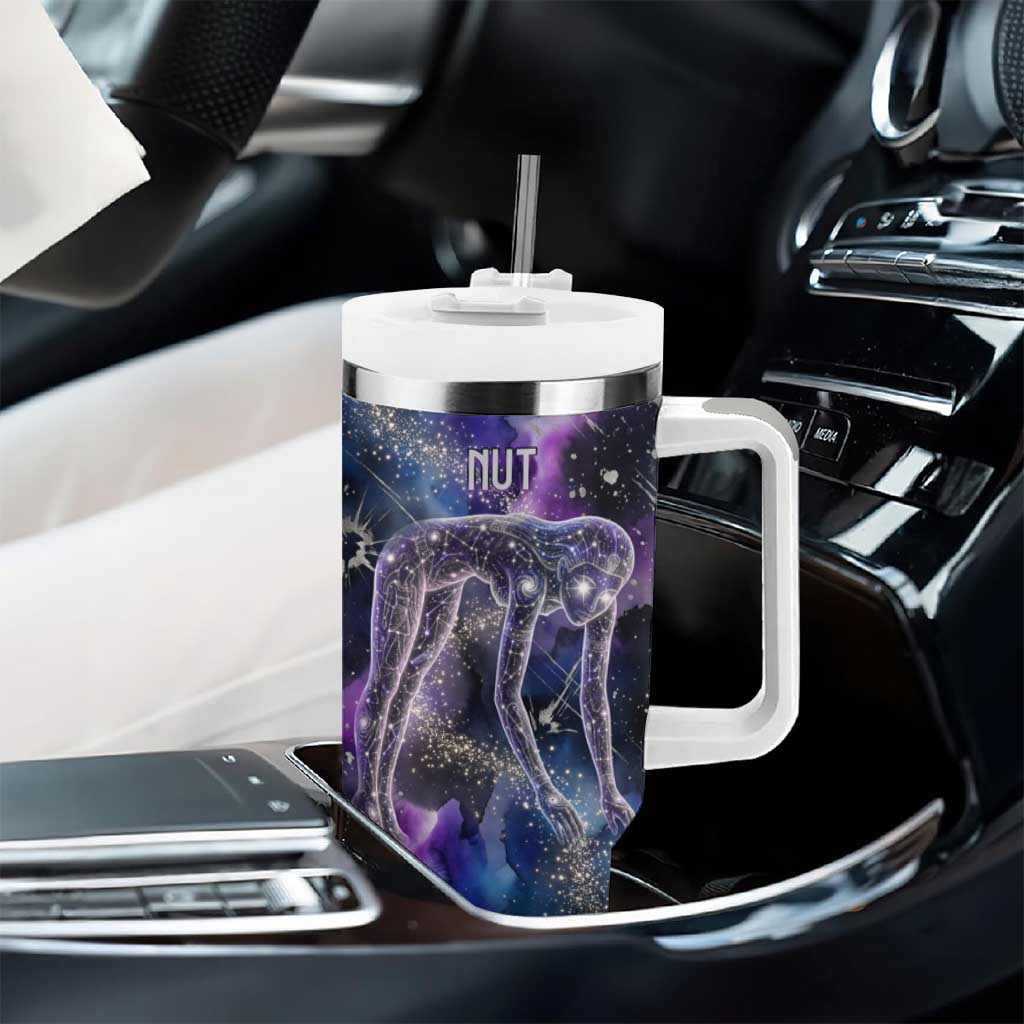 Nut Egyptian Tumbler With Handle She Who Bore the Gods Galactic Vessel Cosmic Goddess Star Map