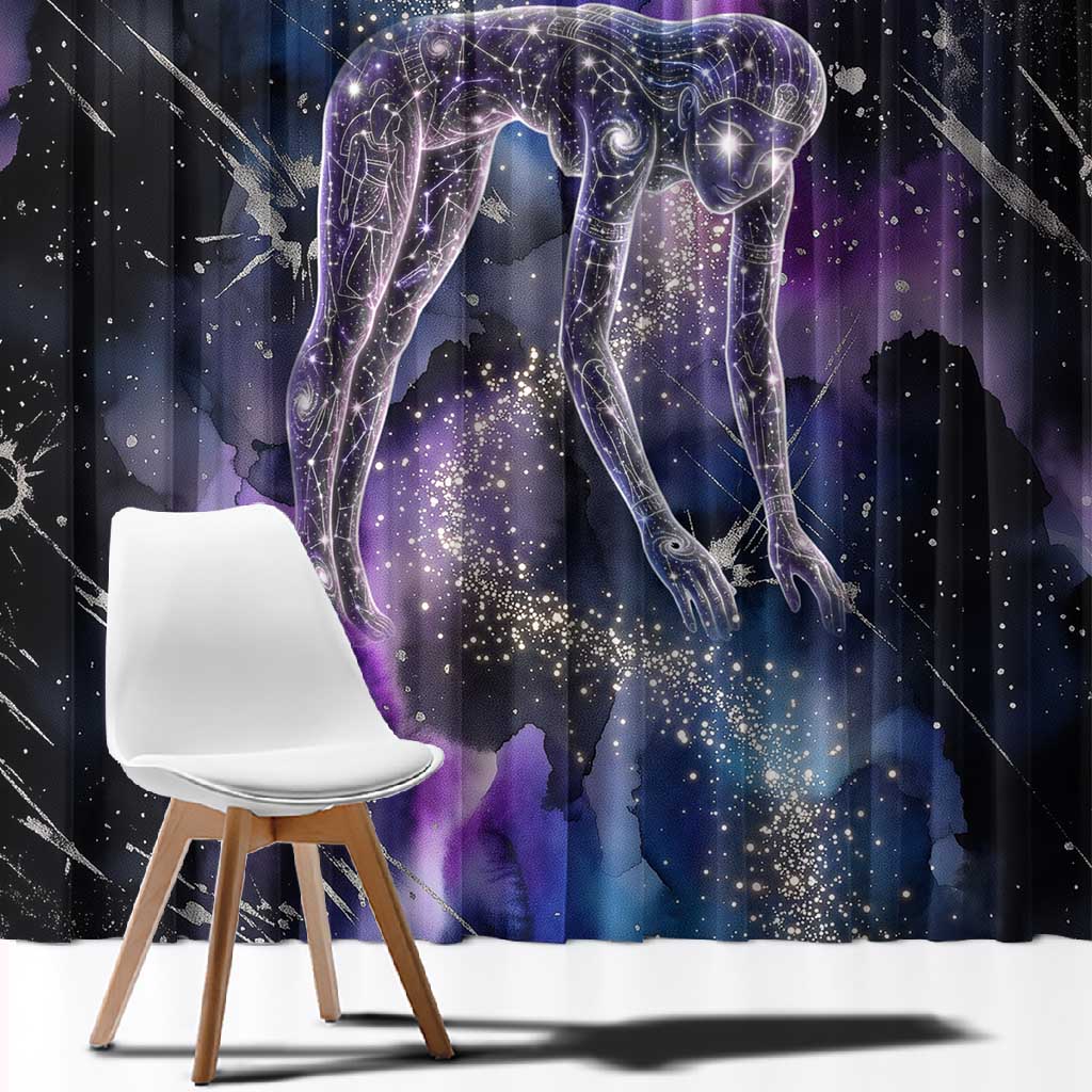 Nut Egyptian Window Curtain She Who Bore the Gods Galactic Vessel Cosmic Goddess Star Map