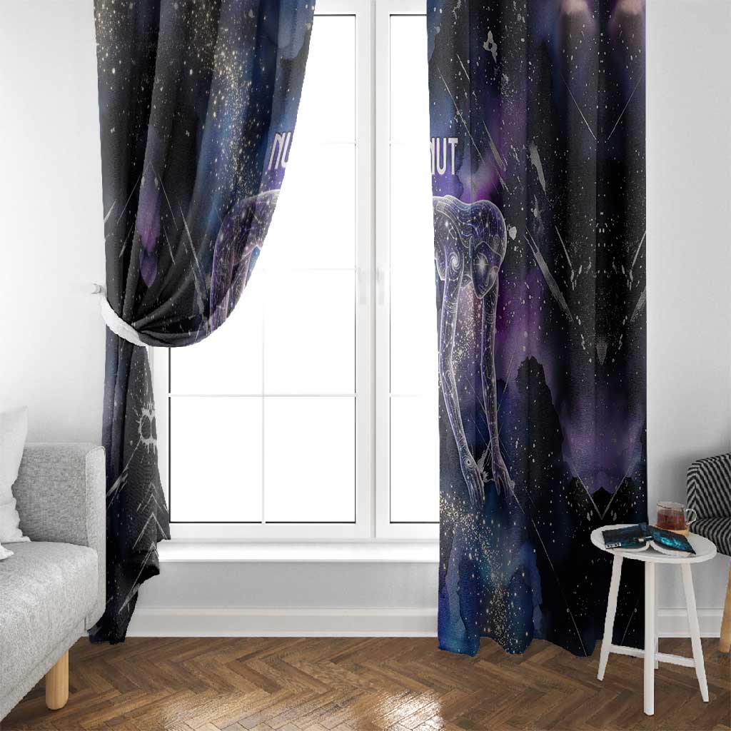 Nut Egyptian Window Curtain She Who Bore the Gods Galactic Vessel Cosmic Goddess Star Map