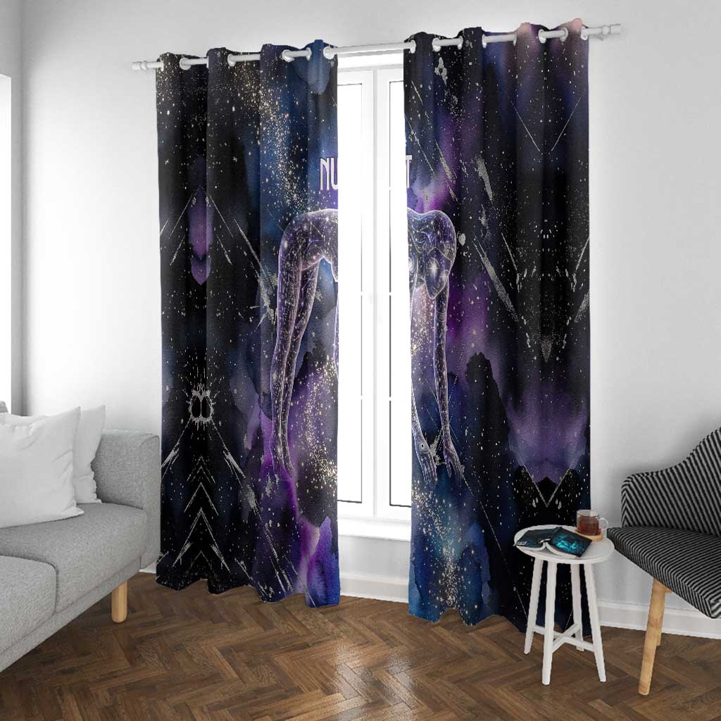 Nut Egyptian Window Curtain She Who Bore the Gods Galactic Vessel Cosmic Goddess Star Map
