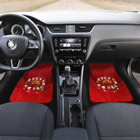 Chinese Zodiac Happy New Year Car Mats Festive Cartoon Illustration Style