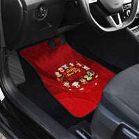 Chinese Zodiac Happy New Year Car Mats Festive Cartoon Illustration Style