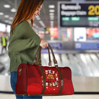 Chinese Zodiac Happy New Year Travel Bag Festive Cartoon Illustration Style