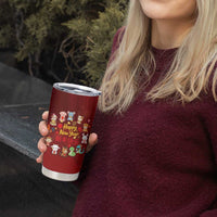 Chinese Zodiac Happy New Year Tumbler Cup Festive Cartoon Illustration Style